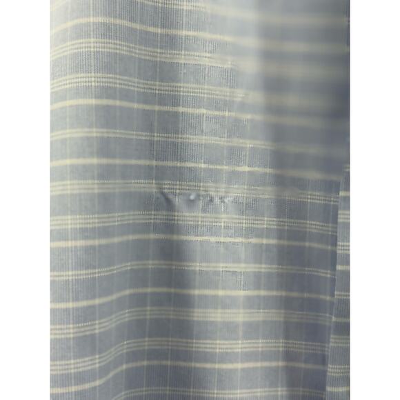 Kenneth Cole Men's XL Blue Button Down Cuff Link Shirt - Picture 6 of 10